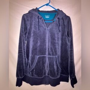 Tek Gear Charcoal and Teal Hoodie